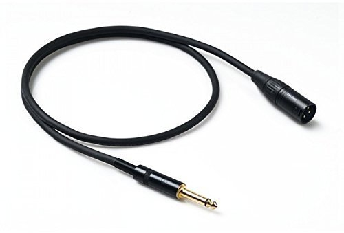 PROEL CHL220LU10, Cavo professionale audio sbilanciato con connessioni spina jack Mono 6.3 mm a spina volante Cannon XLR 3P Maschio, 10 m