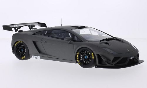 Lamborghini Gallardo GT3 FL2, matt-dunkelgrau, 2013, Modellauto, Fertigmodell, AUTOart 1:18