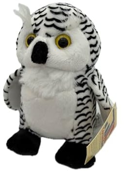 Cornelissen Stofftier Schnee Eule 14 cm, Kuscheltier, Plüschtier, weiblich, Vogel Vögel Eulen