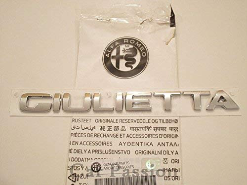 Alfa Romeo Schriftzug und Wappen Giulietta, Logo hinten, MY 2016