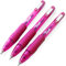 Zebra Z-Grip Smooth Lot de 3 stylos à bille rétractables Rose