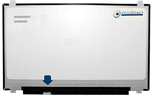 Visiodirect® Bildschirm LCD Display 17.3 LED typ LP173WF4(SP)(F5) für Laptop