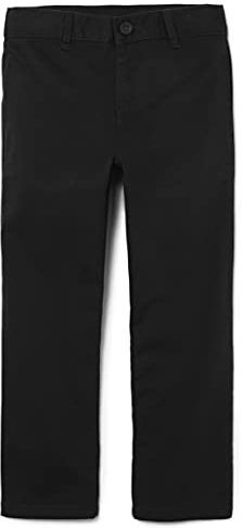 The Children's Place Boys Stretch Chino Pants,Black Single,10