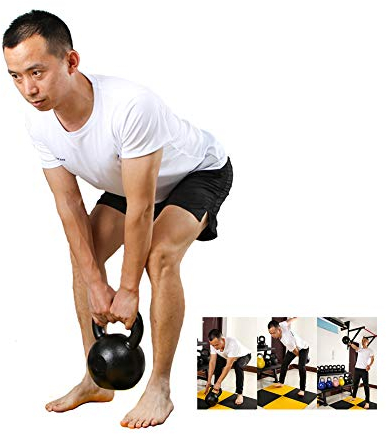 Kettlebells AGYH Cast Iron, Dumbbells For Strength Training For Men And Women, Easy To Carry Fitness Equipment, 7 Weight Options,8-24kg(Size: 16kg/35.2lb)