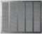 Steinberg14 Griglia di Ventilazione Rettangolare 500x400 mm - Griglie di Aerazione in Metallo Zincato - Serranda di Scarico dell'aria con Zanzariera - Copri Bocchetta Interna a Parete e a Soffitto
