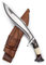 Fwosi- 12 Zoll Khukuri/Kukri Thoran Backup - Hochglanzpoliertes Messer - Handgeschmiedete Klinge in Nepal