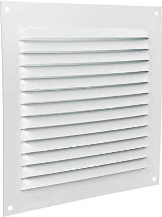 Cofan Rejilla de Ventilación | Fabricada en Aluminio Blanco | Medida de 15 x 15 cm | Medida Interior 12,5 x 12,5 cm | 5 Unidades