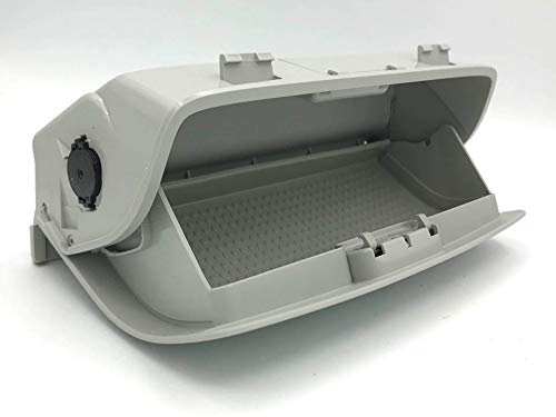 HZ-DESIGN Scomparto Occhiali Vano Portaoggetti per Occhiali da Sole IN Colore Grigio Compatibile Con VW Modelli