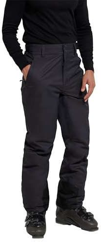 Mountain Warehouse Gravity Mens Ski Pants - Breathable, Taped Seams, Waterproof Trousers - Ideal for Winter Sports, Skiing, Snowboarding Grey XS