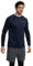 Mountain Warehouse Endurance Mens Top – Long Sleeves, Quick Dry T-Shirt, Highly Breathable Tee, UPF50 Protection Tee Shirt – for, Travelling, Walking, Gym Navy Reflect XS