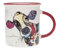KIUB Mug avec des animaux de la ferme , des bois et des montagnes - motif vache - matière porcelaine fine - contenance 320ML