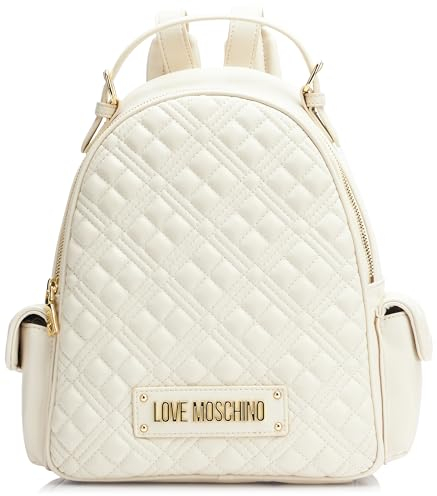 Love Moschino Damen Rucksack, Weiß