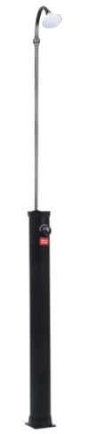 LIFTRR Home & Garden - Doccia solare da giardino, 215 cm, 8 l, colore: Nero