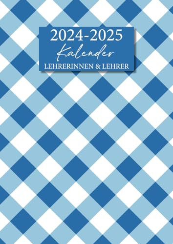 Lehrerkalender: A4 Lehrerplaner für Lehrerinnen und Lehrer - 1 Doppelseite pro Woche - Notenlisten - Karierte Kreativität