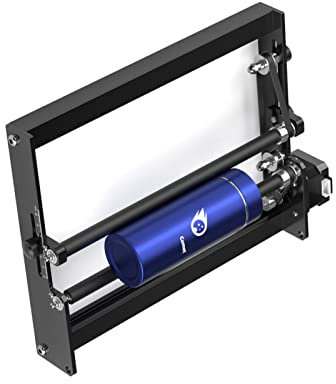 HELVES Laser Rotary Roller Engraving, Y Axes Rotary Roller Engraving Module Rotary Roller Laser Engraver Module Engraver Y Axes 360° Rotating for Cylindrical Objects Cans