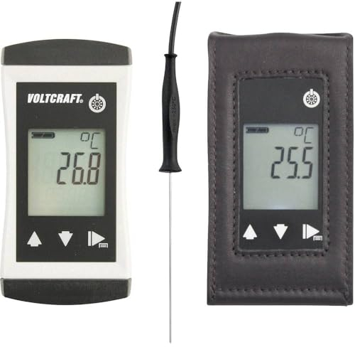VOLTCRAFT PTM-130 + TG-400 Temperatur-Messgerät -70-250 °C Fühler-Typ Pt1000 IP65