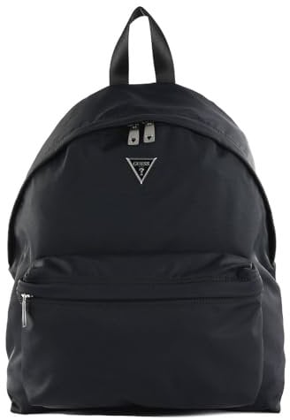 GUESS Men Venezia Eco Bckpck W Front Pkt Bag, Schwarz