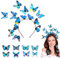 Orgoue Schmetterling Haarreif, Schmetterling Fascinator Fee Stirnband Schmetterlings-Stirnbänder Für Frauen Schmetterling Kopfschmuck Für Karneval