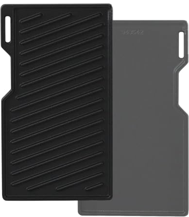 41,5 x 23,5cm Gusseisen Grillplatte für alle gasgrill der Burnhard Fred Serie, Plancha Zubehör für Taino, Griddle platte für Burnhard Fred, Fred JR, Big Fred, Fat Fred, Taino Platinum, Black 4 6 Serie