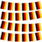 Deutschland Flaggen Wimpelkette Deutschland Wimpelkette Oly 2024 Dekorationen 10m 30 Flaggen Deutsche Flaggen Banner Deutschland Wimpelkette für Oly Spiele 2024 Sport Fußball Events