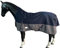 eQuitack Your Passion Is Our Mission Outdoor Winterdecke Turnout 100% Wasserdicht 600D Highneck 100G Fulling Multi Farbe Navy/Grau - 155cm