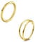 LAURITAMI 2 Stück Nasenpiercing Ring Chirurgenstahl 20G Dünn Doppelter Nasenpiercing Ring Gold, Septum Clicker Ring, 8mm Helix Conch Knorpel Tragus Nasenpiercing Schmuck
