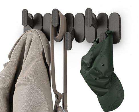 Umbra Tempo 6 Patère murale Noir