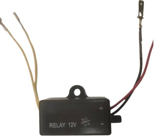 Autohupe Relais | 12V Relais Mit Anschlusskabel - Automobil Ersatz Zubehör für Stromversorgung und Schaltungssteuerung von LKW Lüftern Nebelscheinwerfer Anlassersysteme und