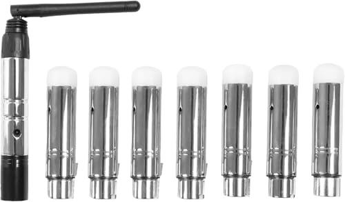 2.4G Wireless DMX Controller DMX512 drahtloser Sender Empfänger 400m Reichweite Steuerung Bühnenlicht Funk Receiver Set für Moving Head Party LED Beleuchtung Bühne Lichtsteuerung