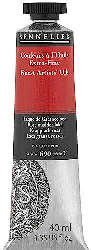 Sennelier Öl Farbe: 40ml Rose ärgerlicher Lake