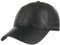 Stetson Joes Ledercap Basecap Damen/Herren - Lederkappe Größenverstellbar - Baseballcap aus Nappaleder und Baumwolle - Napperledercap Geöffnet - Freitzeitkappe Sommer/Winter schwarz One Size