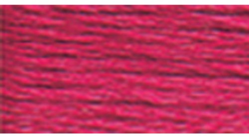 DMC 117-601 Six Stranded Cotton Embroidery Floss, Dark Cranberry, 8.7-Yard
