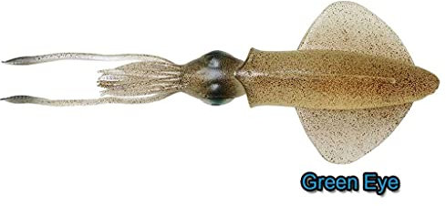Savage Gear 3D Swim Squid - Gummiköder, Farbe:Green Eye, Länge/Gewicht/Packungsinhalt:18cm / 32g / 2 Stück