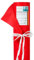 Sensalux Tischdeckenrolle, stoffähnliches Vlies, Standard 100 by Oeko-TEX - Klasse I Zertifiziert, 1,50m x 25m, Rot