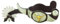 Western BS Texas Longhorn 16pt Jingle Bob Spurs, braun