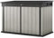 Keter Grande Stockage pour 3 poubelles à roulettes, vélo, tondeuse à gazon, barbecue, jardin