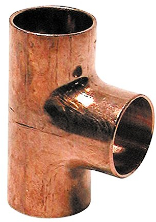 Sanitop-Wingenroth 11310 6 Pièce T en cuivre numéro 5130, 22 mm