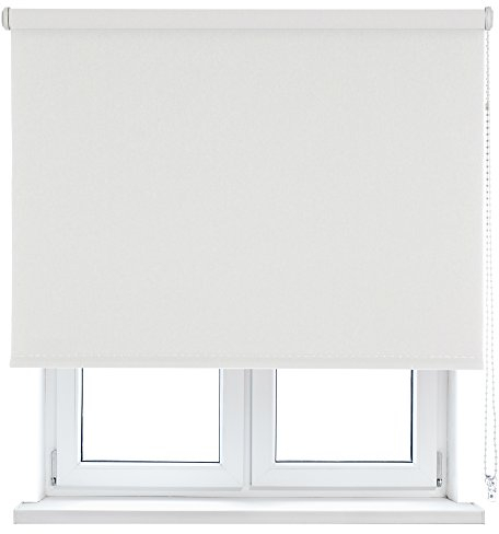 VIEWTEX Tenda a Rullo Opaca Termica/Oscurante Bianco 120 X 190 cm - Made in Europe - 5 Anni di Garanzia