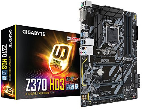 Gigabyte Z370 HD3 chipset LGA 1151 V2 scheda madre ATX DDR4 SDRAM – nero
