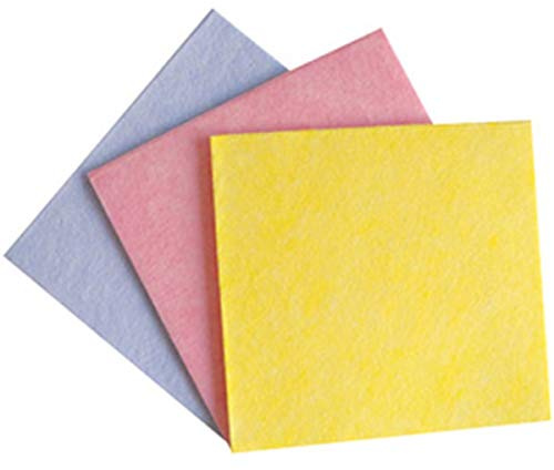 HygoClean Allzwecktuch meliert, 6er Pack, blau, rosa, gelb sortiert, kochfest, 40x38cm