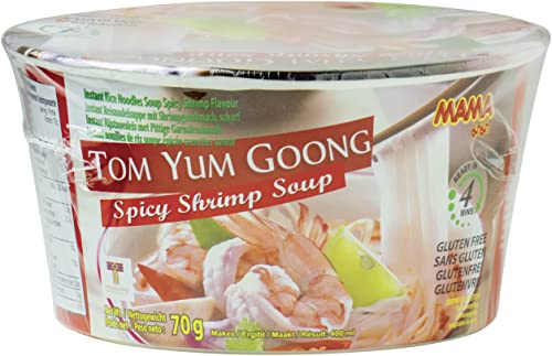MAMA - Instant Reis Nudeln Tom Yum Goong Schüssel - Multipack (6 X 70GR)