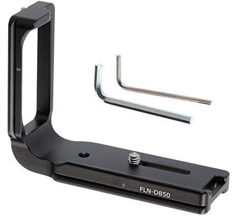 Shuangyu Vertikaler SchnellwechselPlatte L-Halterung Hand Griff Halter L Bracket für Nikon D850 DSLR Kamera Arca-Swiss Stativkopf