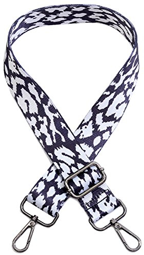 Mode Damen Taschengurt Bunter Schultergurt längenverstellbarer breiter Tragegurt Schultergurt für Handtaschen 78-140cm-Schultergurt für Handtaschen DIY Zubehör, Silbergrau Haken Grau, 78-140cm