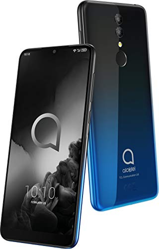 Alcatel 3 (2019) - Smartphone 64GB, 4GB RAM, Dual Sim, Black-Blue