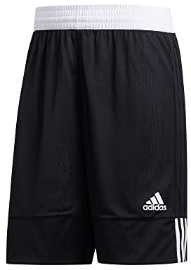 adidas Herren 3G SPEED REVERSIBLE SHORTS, Black / White, L Tall