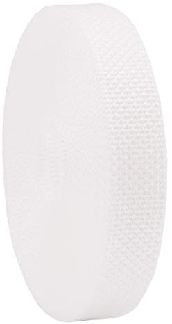 Rollladengurt 22/23 mm in Weiß, 6m, Verstärkte-Ausführung Made IN Germany, Gurtband für Rolladen und Jalousie, Maxi Rolladengurt strapazier- und reißfest, stabiles Rolladenband (0,82€/m)