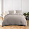 AYSW 16 Couleurs Sets de Housses de Couettes 140x200 cm Double Fermeture Éclair 2 Pièces Microfibre Brossée 100 Fils/cm² + 1 Taie d'oreiller 65x65 cm Kaki Parure de Lit Adulte 1 Personne
