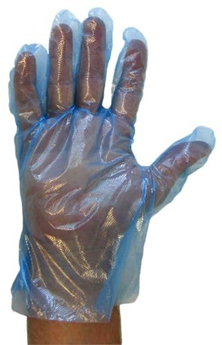 Hygienical Betriebsbedarf Dieselhandschuhe blau, Tankhandschuhe Diesel, Einweghandschuhe für Tankstellen, Entnahme mittig, 10.000 Stück (100 x 100 Stück)