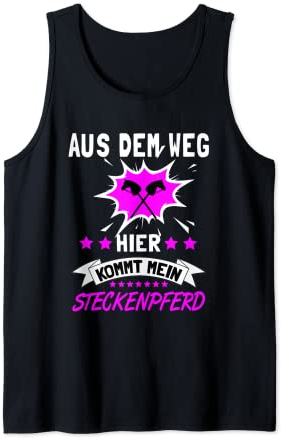 Hobby horse selbstgemacht Steckenpferd hobby-horse Tank Top