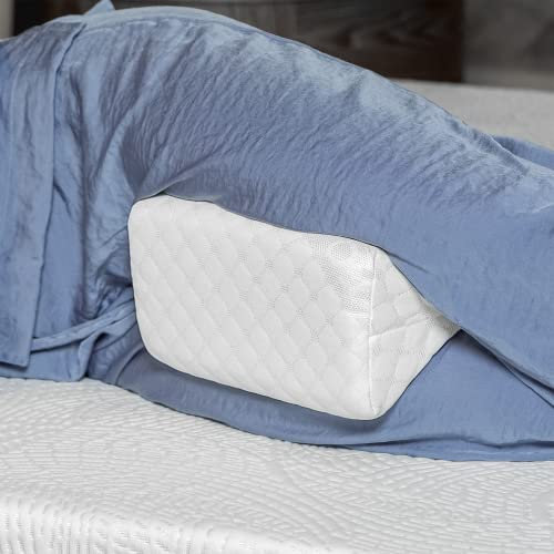 miasuite i sogni italiani Cuscino Ortopedico per gambe e ginocchia, Ergonomico, Foam di Alta qualità, Sfoderabile - Aiuta ad assumere la corretta postura durante la notte.